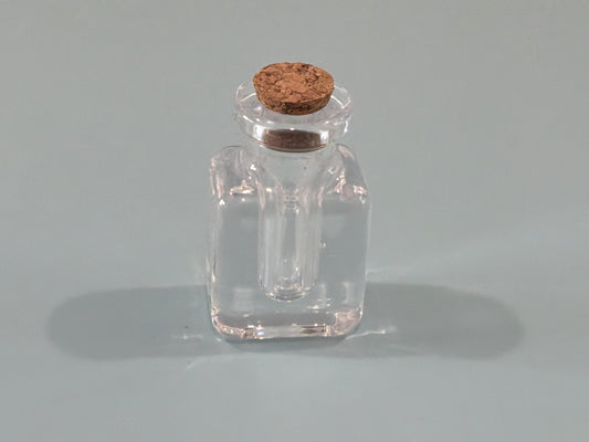 Clear Acrylic Resin Mini Bottle