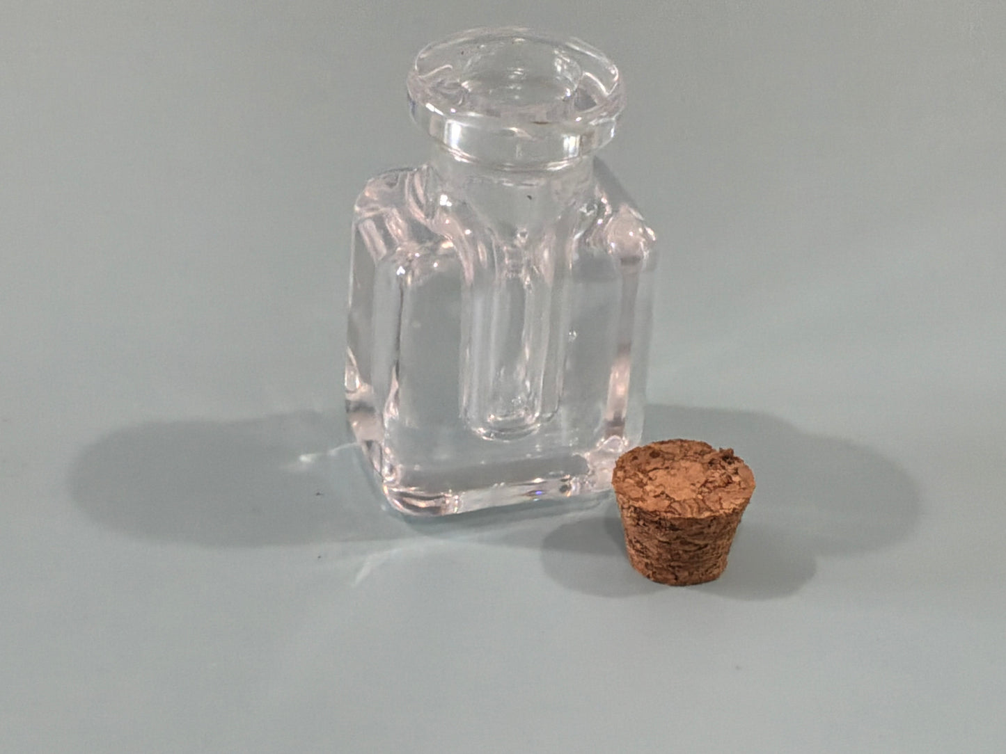 Clear Acrylic Resin Mini Bottle