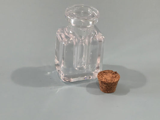 Clear Acrylic Resin Mini Bottle