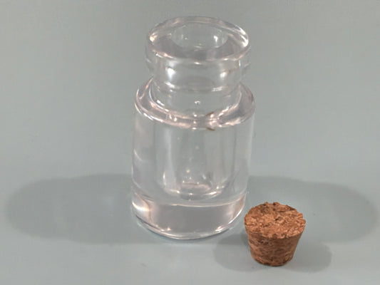 Clear Acrylic Resin Mini Bottle