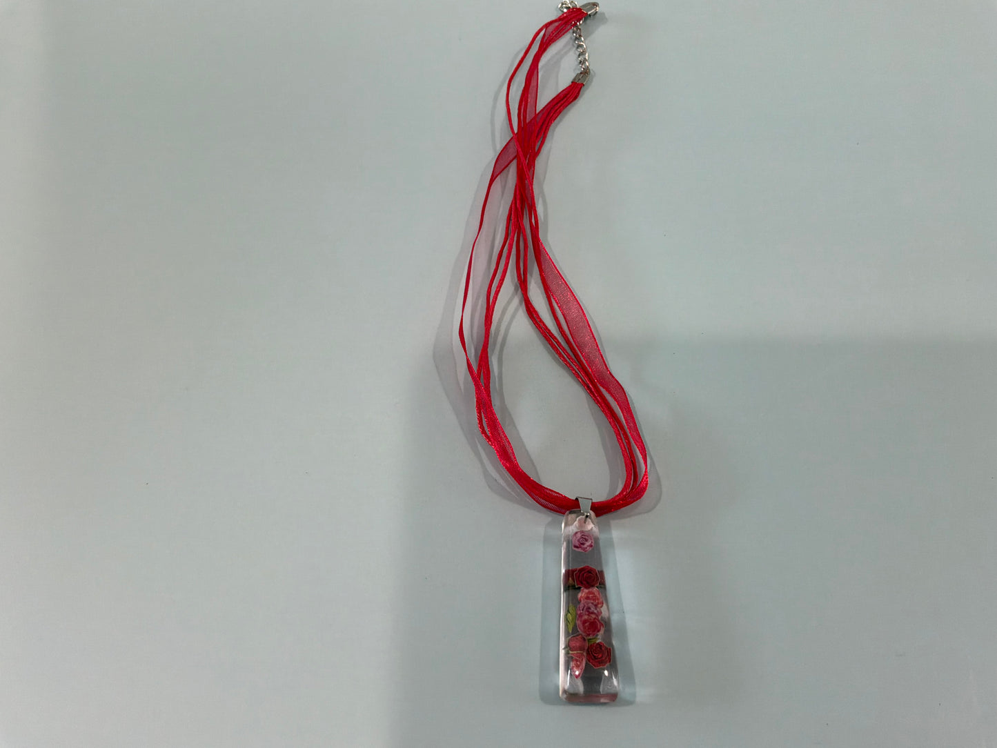 Acrylic Resin Floral Necklace