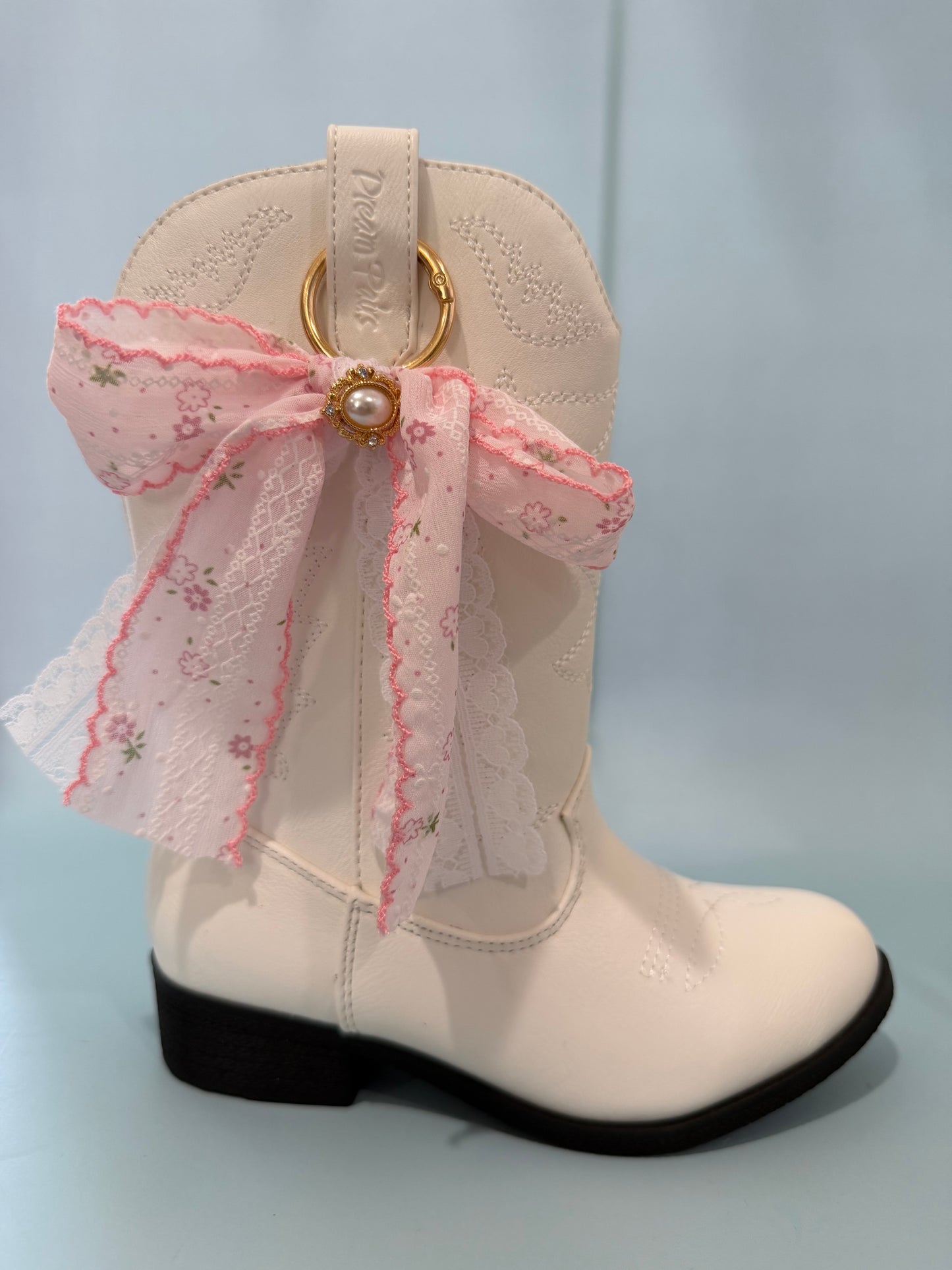 Youth Sized Boot Bows, Flower Girl, Rodeo Festival Concert Wear, Western Boot Accessory