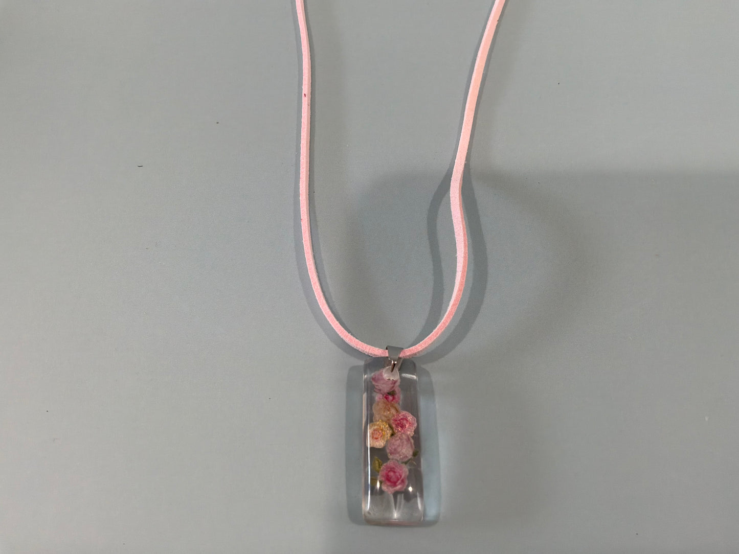 Acrylic Resin Floral Necklace