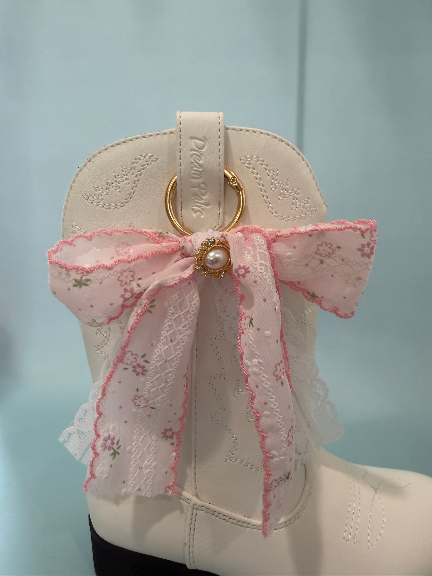Youth Sized Boot Bows, Flower Girl, Rodeo Festival Concert Wear, Western Boot Accessory