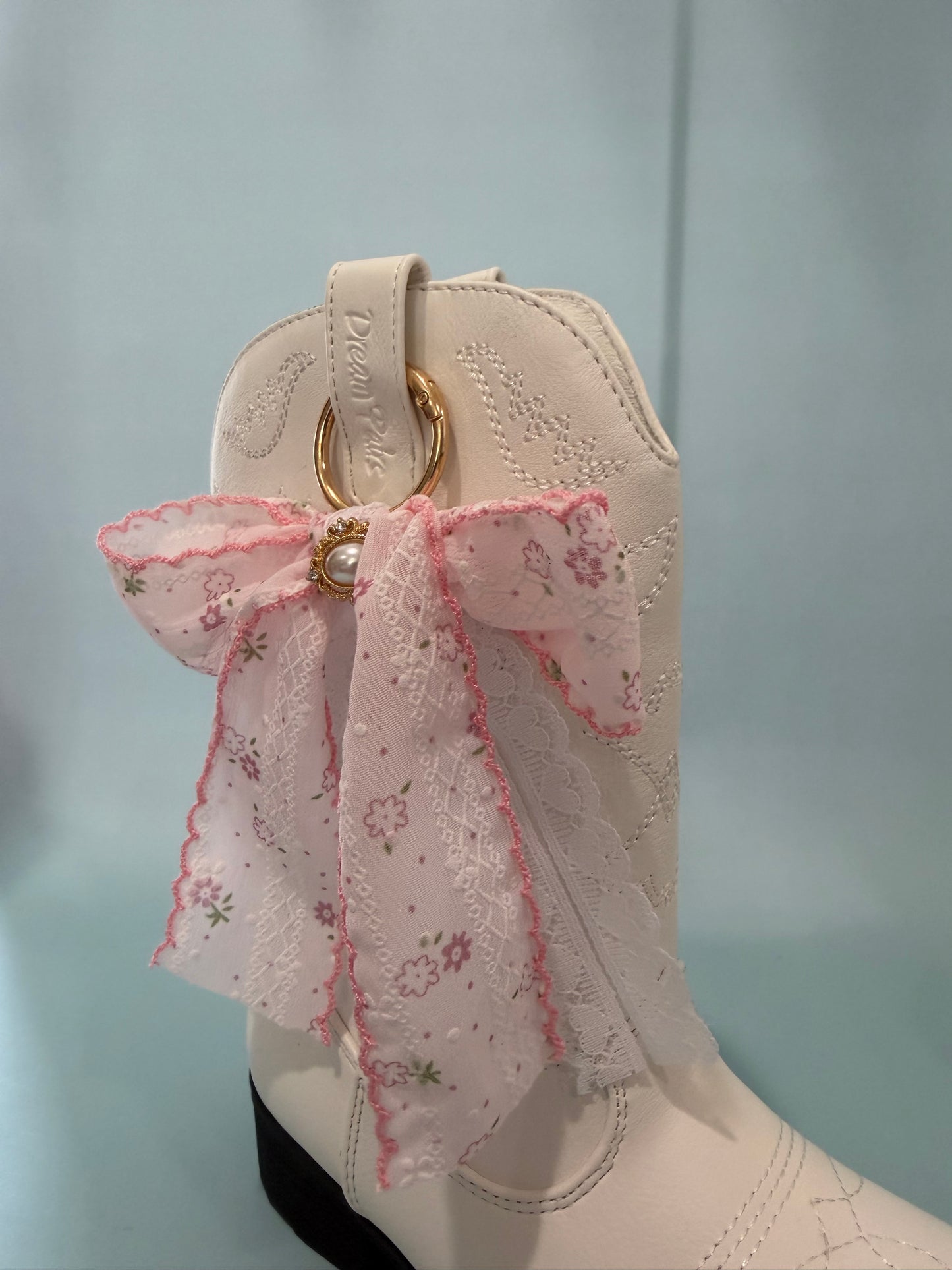 Youth Sized Boot Bows, Flower Girl, Rodeo Festival Concert Wear, Western Boot Accessory