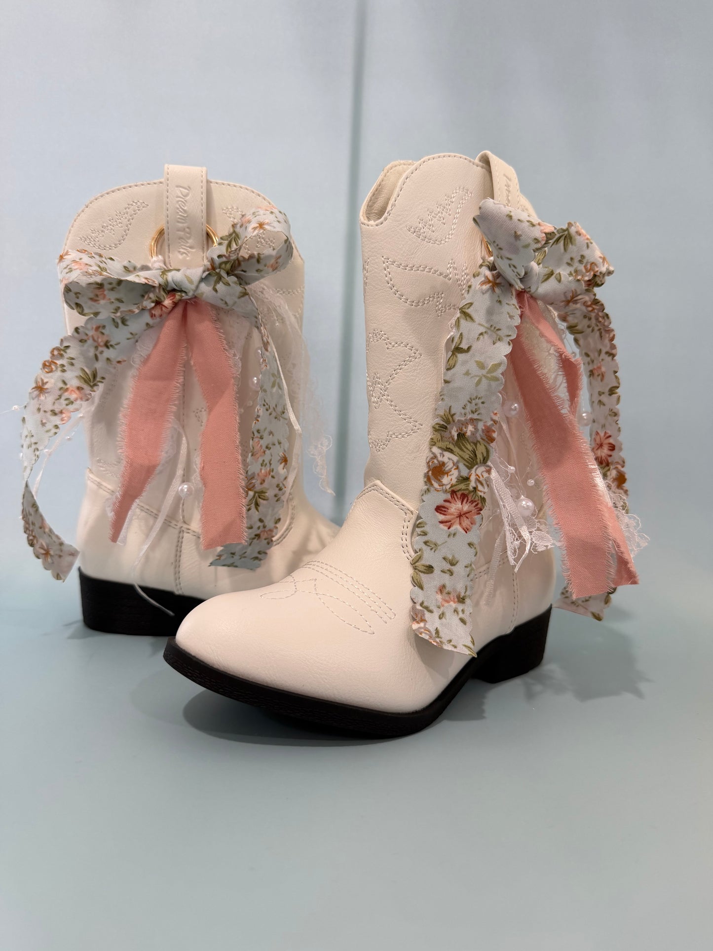 Youth Sized Boot Bows, Flower Girl, Rodeo Festival Concert Wear, Western Boot Accessory