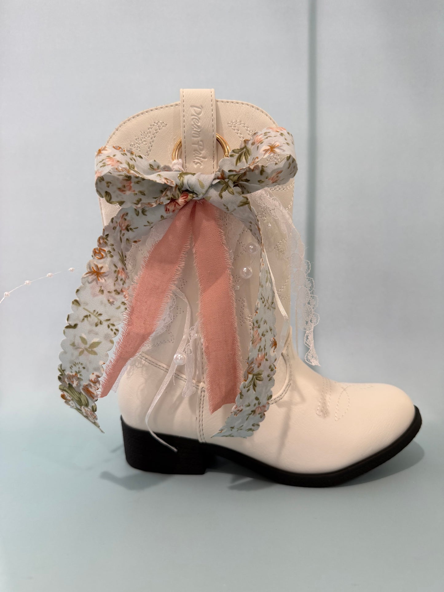 Youth Sized Boot Bows, Flower Girl, Rodeo Festival Concert Wear, Western Boot Accessory