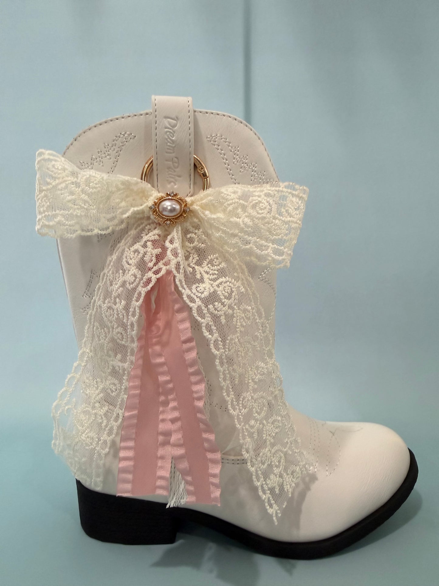 Youth Sized Boot Bows, Flower Girl, Rodeo Festival Concert Wear, Western Boot Accessory