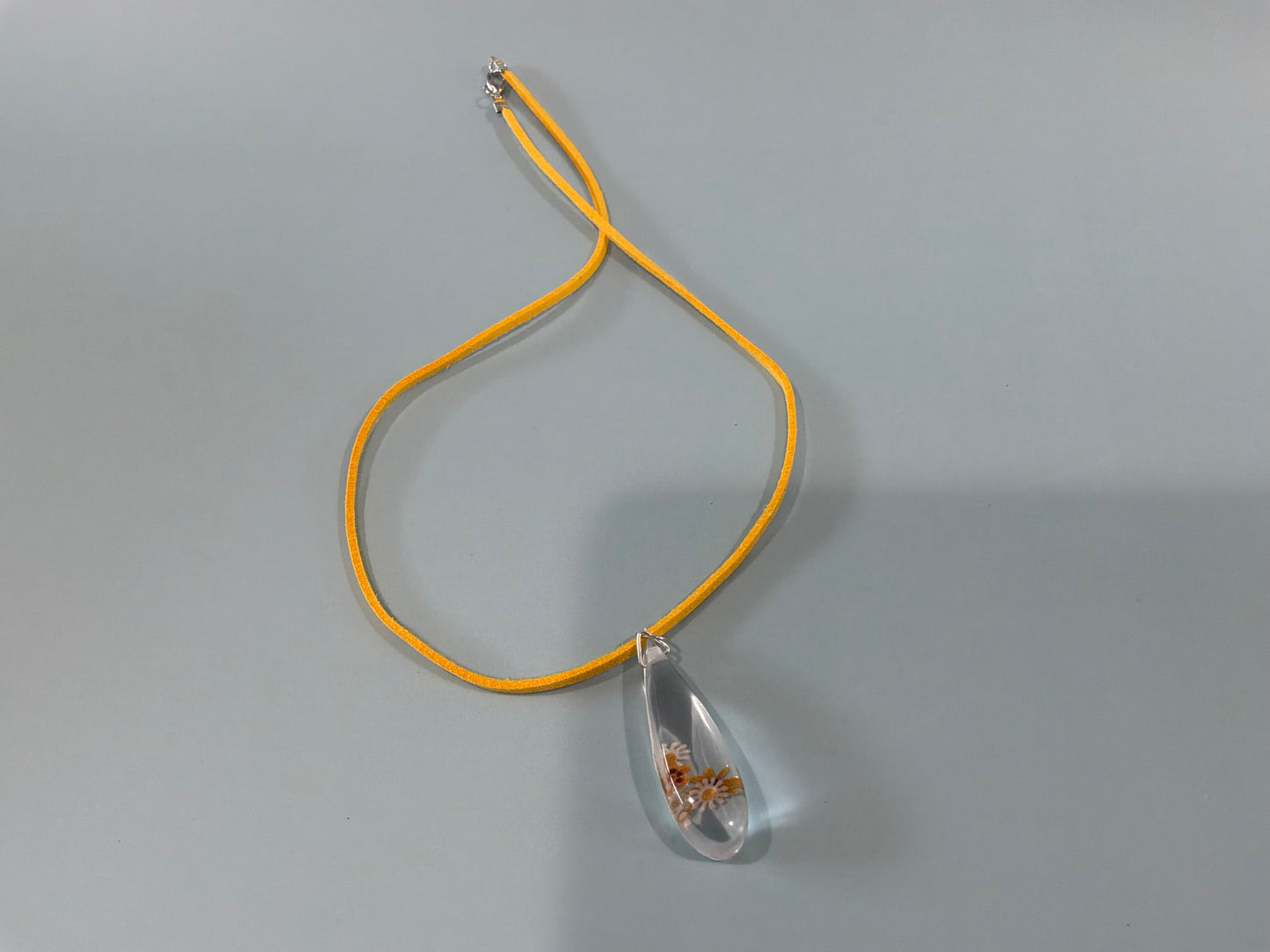Acrylic Resin Floral Necklace