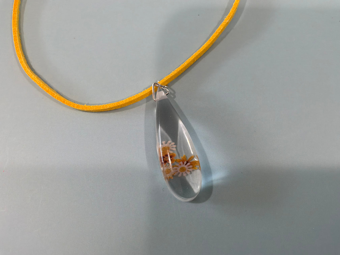 Acrylic Resin Floral Necklace