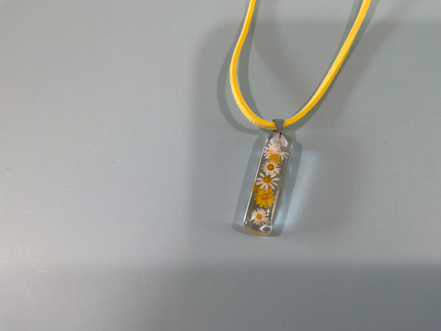 Acrylic Resin Floral Necklace