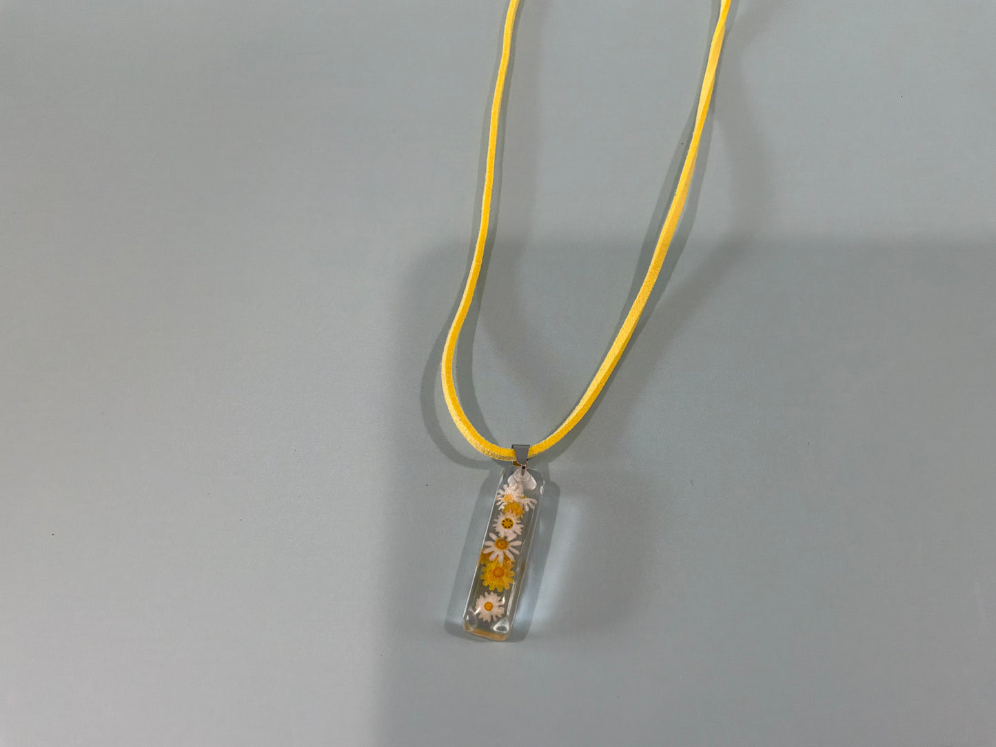 Acrylic Resin Floral Necklace