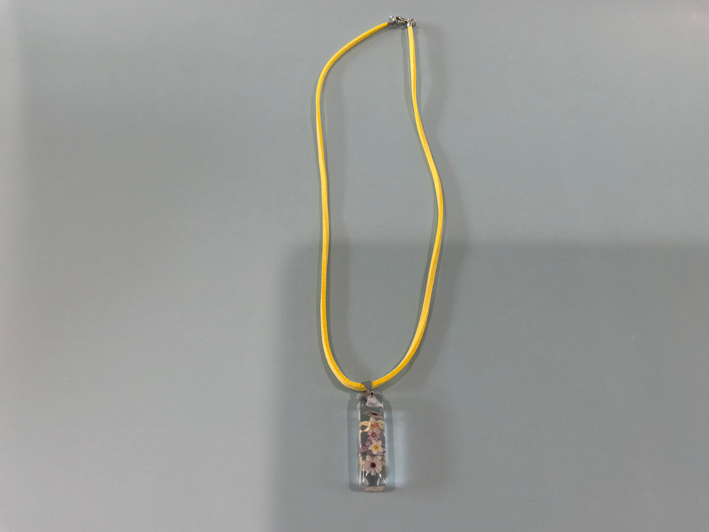 Acrylic Resin Floral Necklace