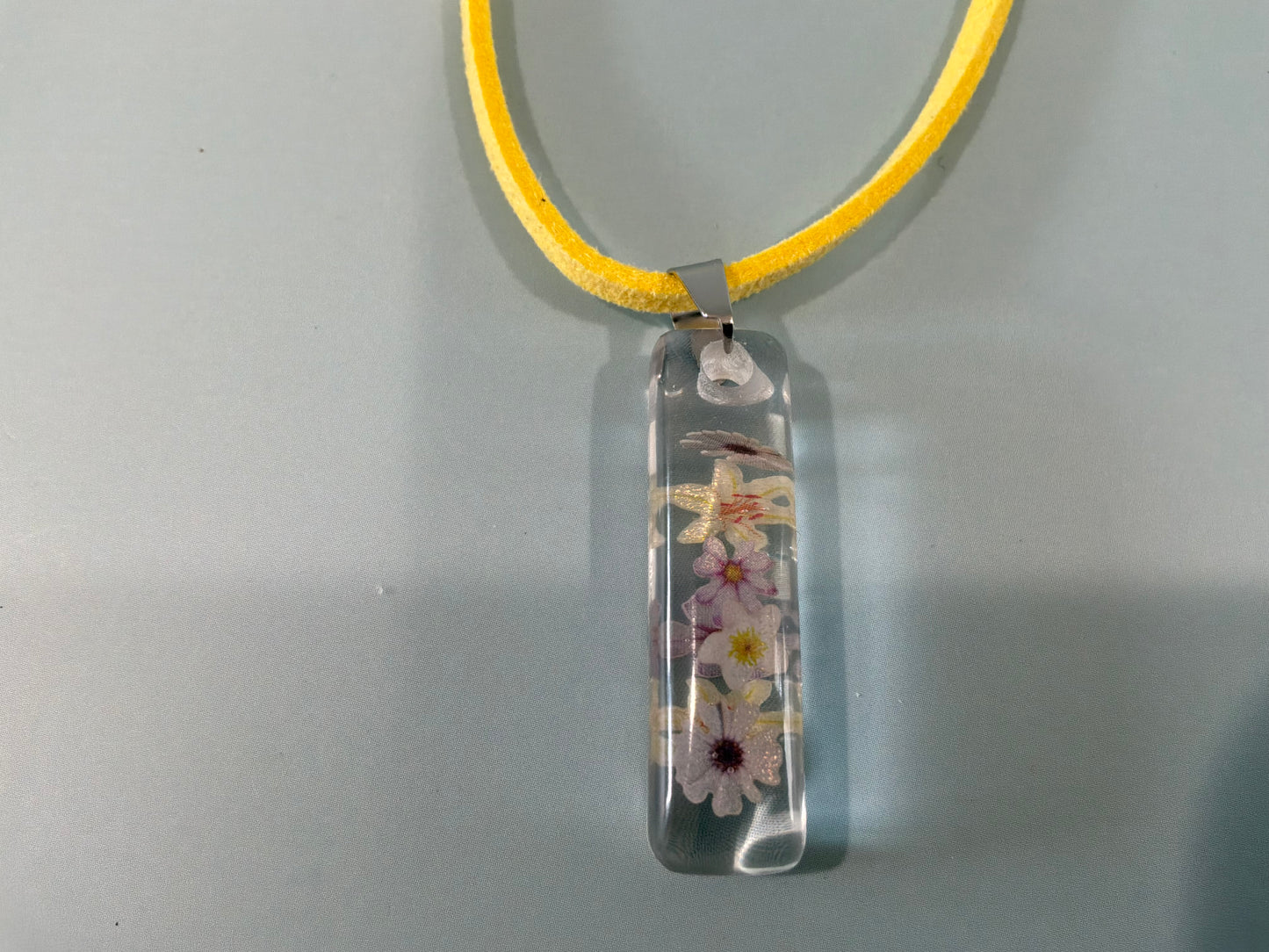 Acrylic Resin Floral Necklace