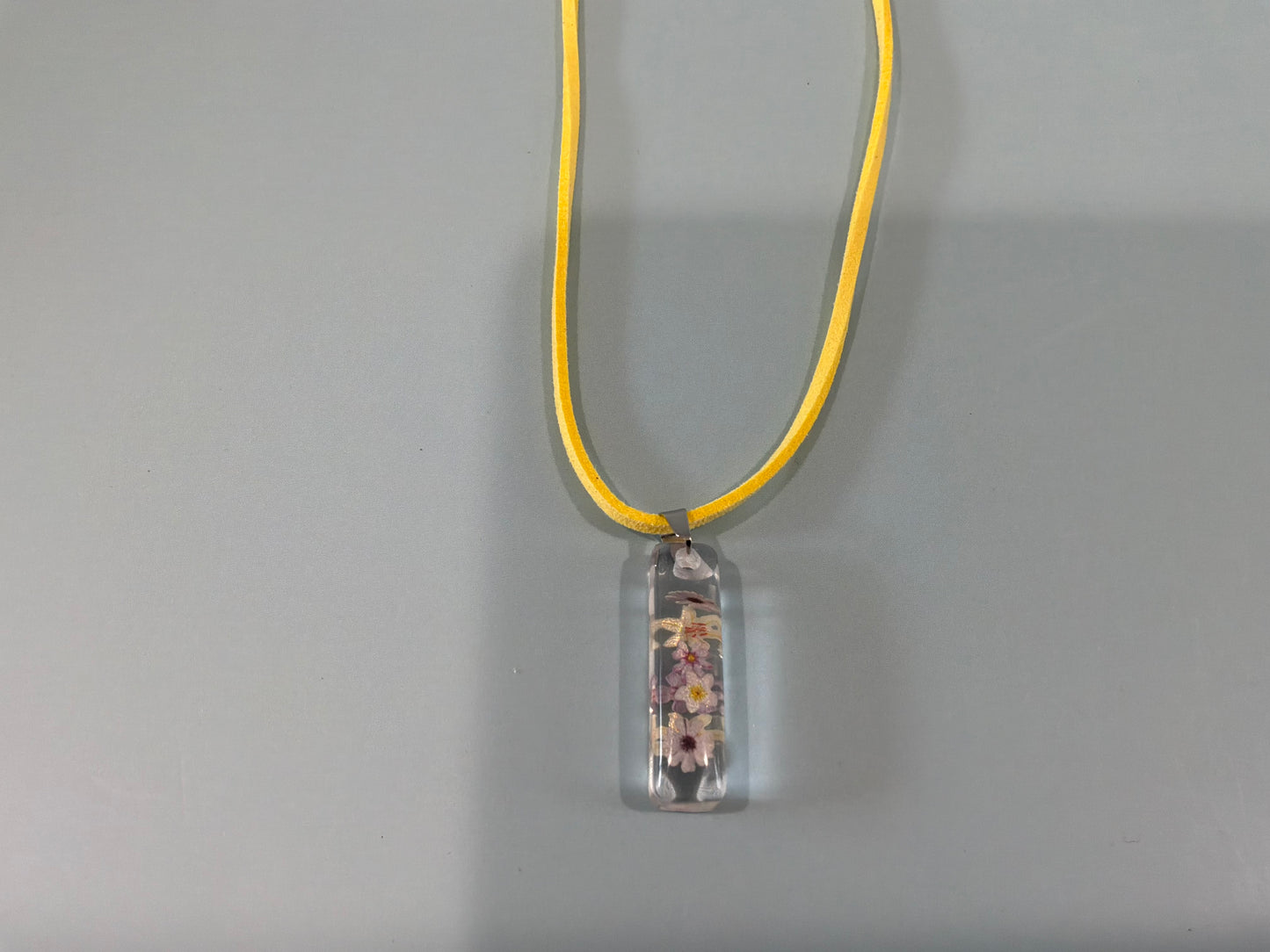 Acrylic Resin Floral Necklace