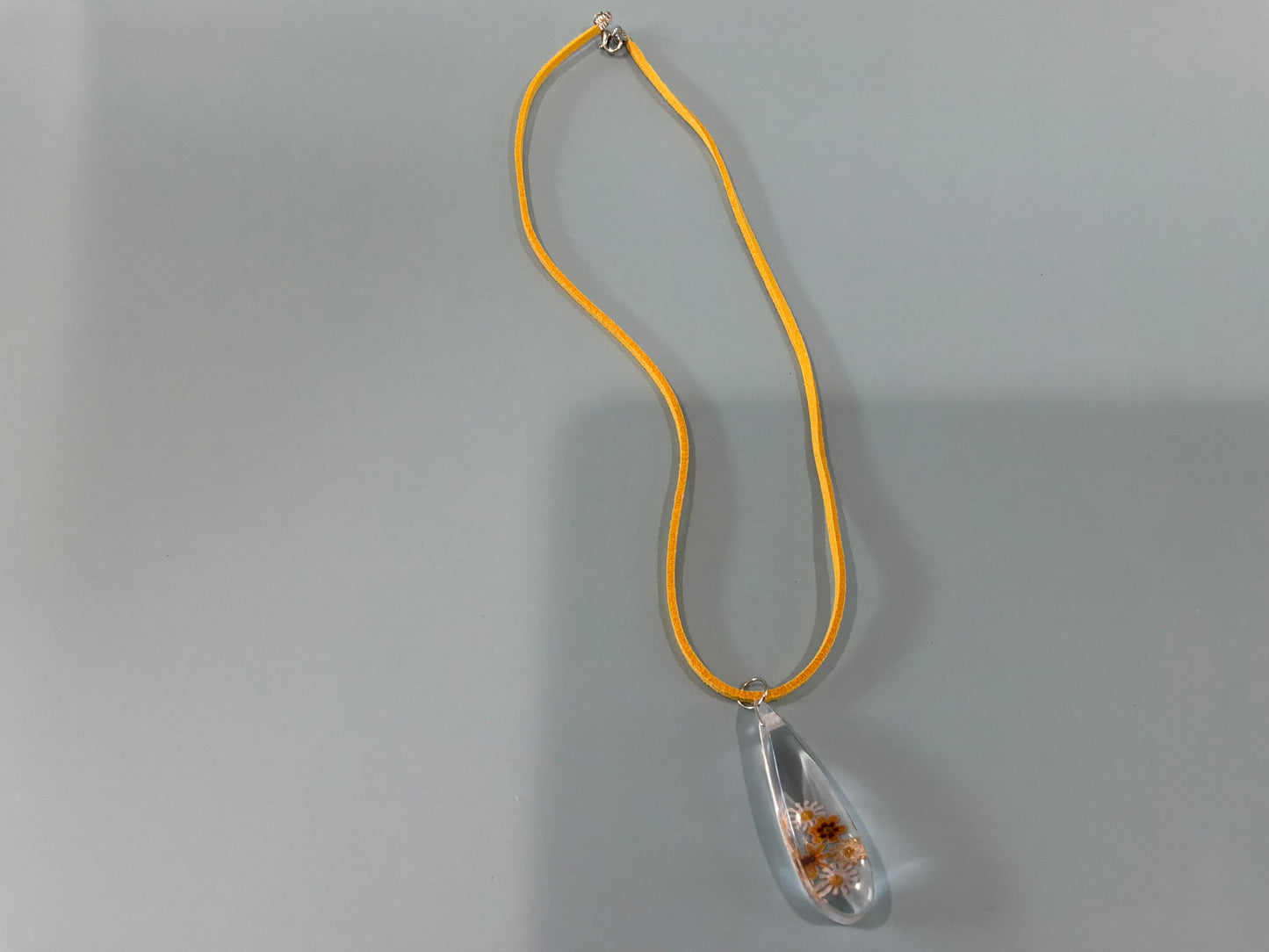 Acrylic Resin Floral Necklace