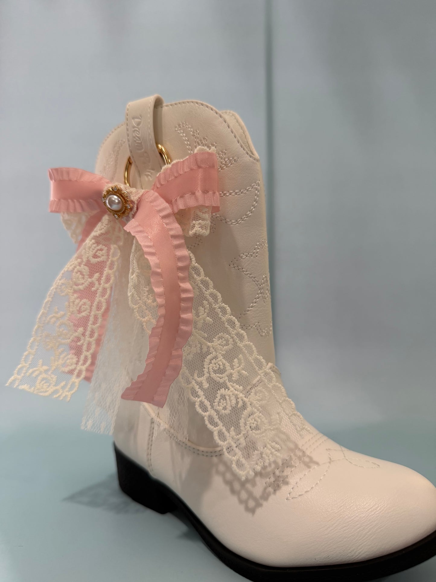 Youth Sized Boot Bows, Flower Girl, Rodeo Festival Concert Wear, Western Boot Accessory
