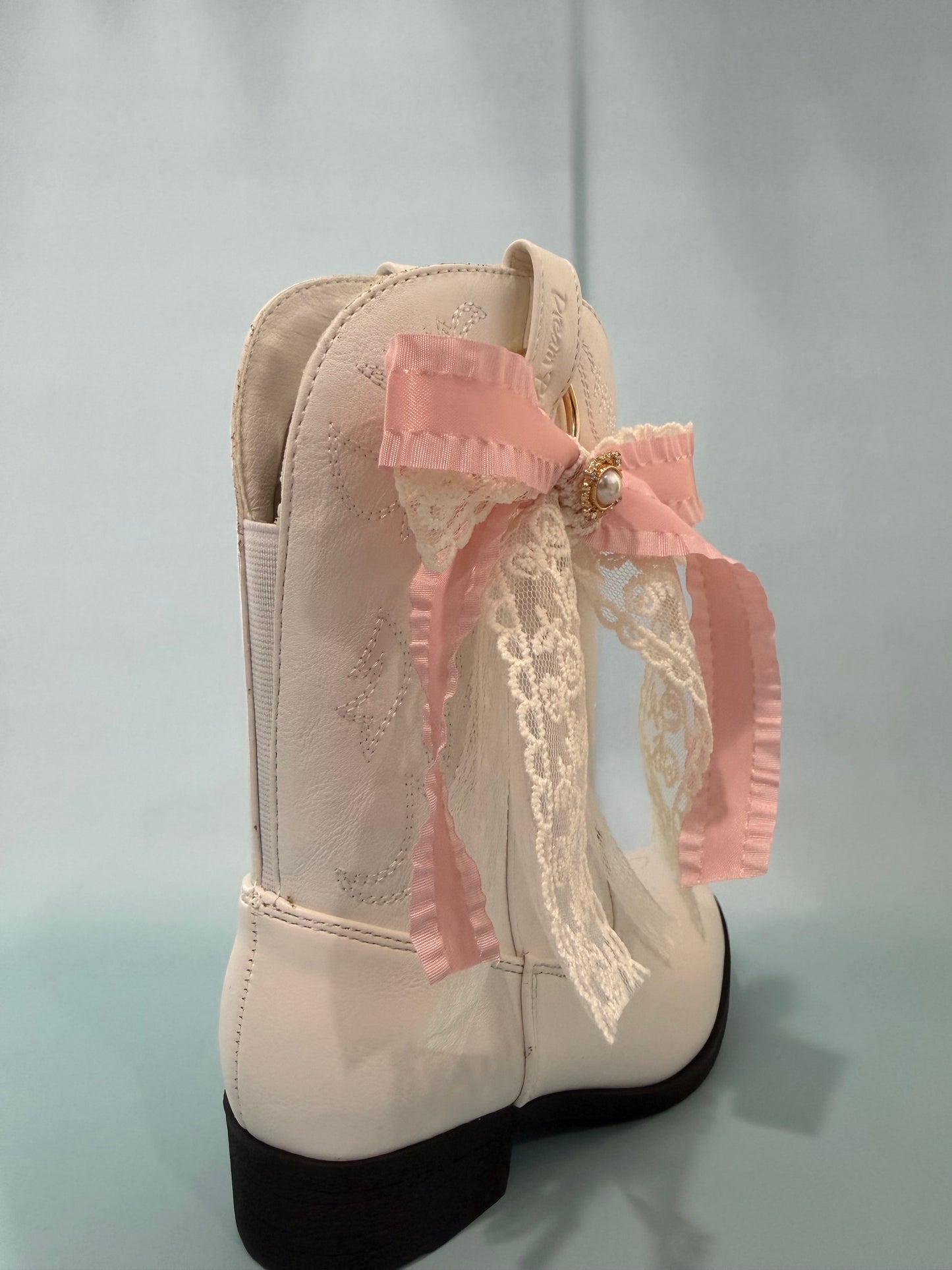 Youth Sized Boot Bows, Flower Girl, Rodeo Festival Concert Wear, Western Boot Accessory