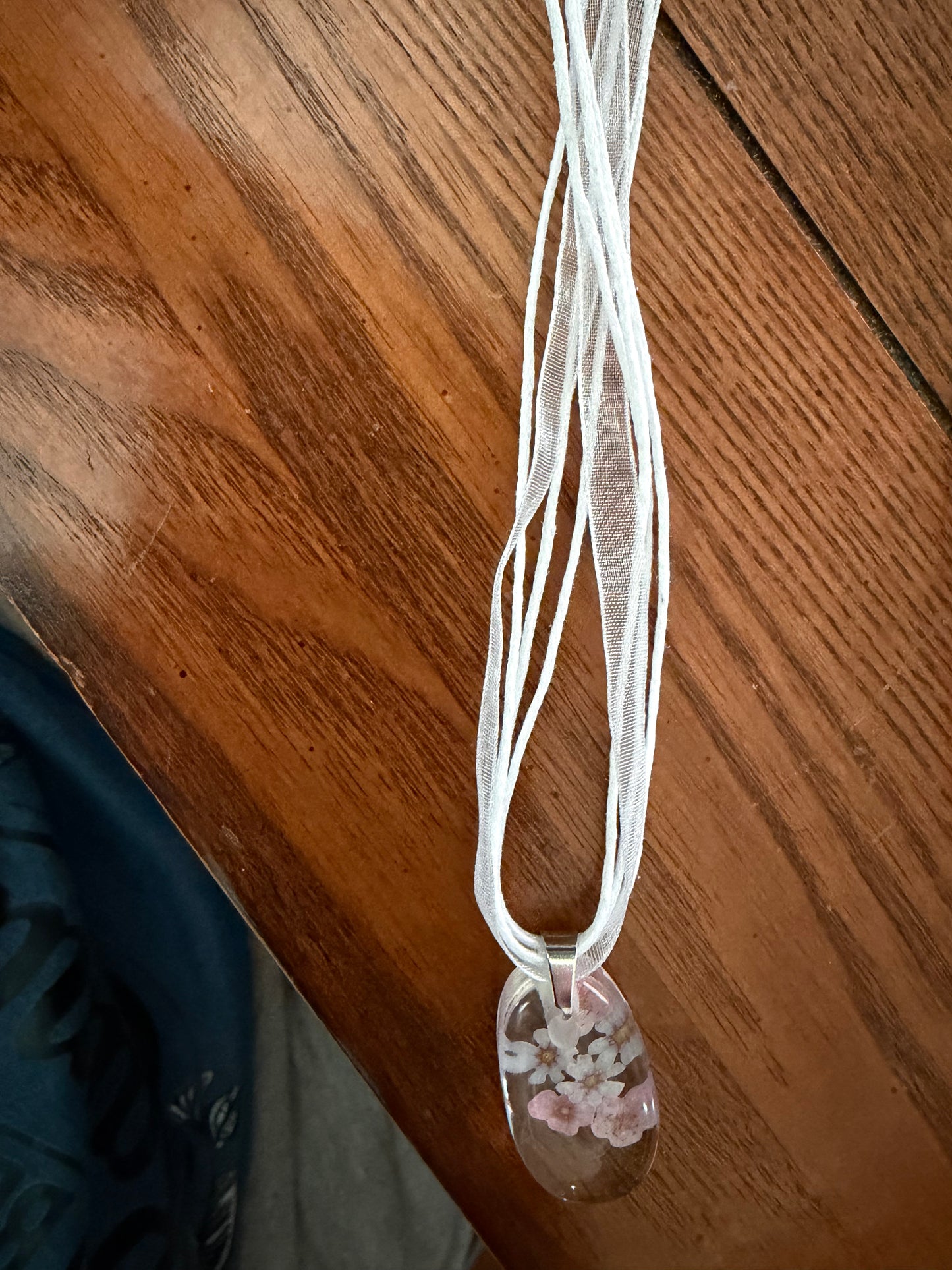 Acrylic Resin Floral Necklace