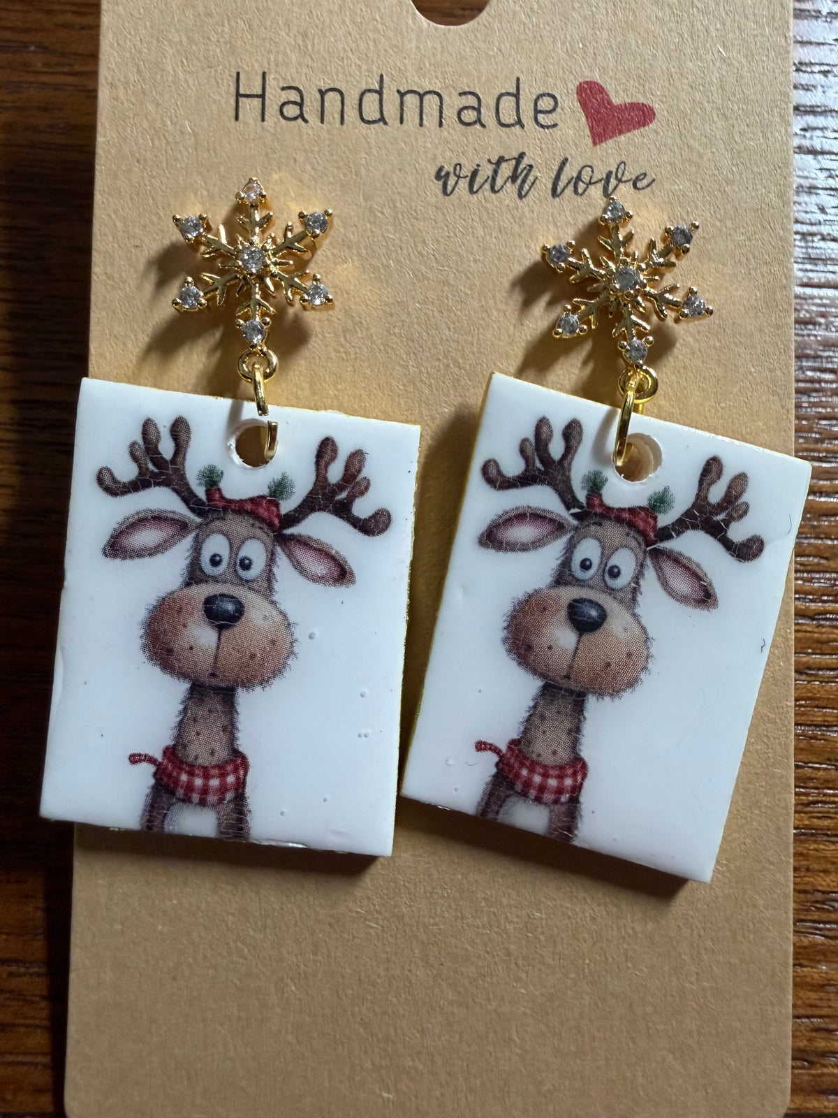 Whimsical Reindeer Earrings