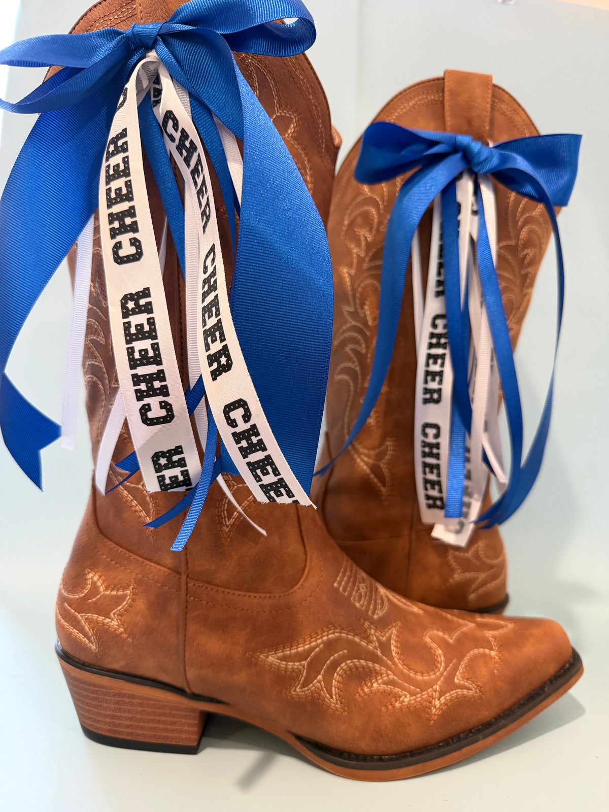 Boot Bows, Cheer Cheerleader Chearleading, School Spirit, Western Boot Accessory