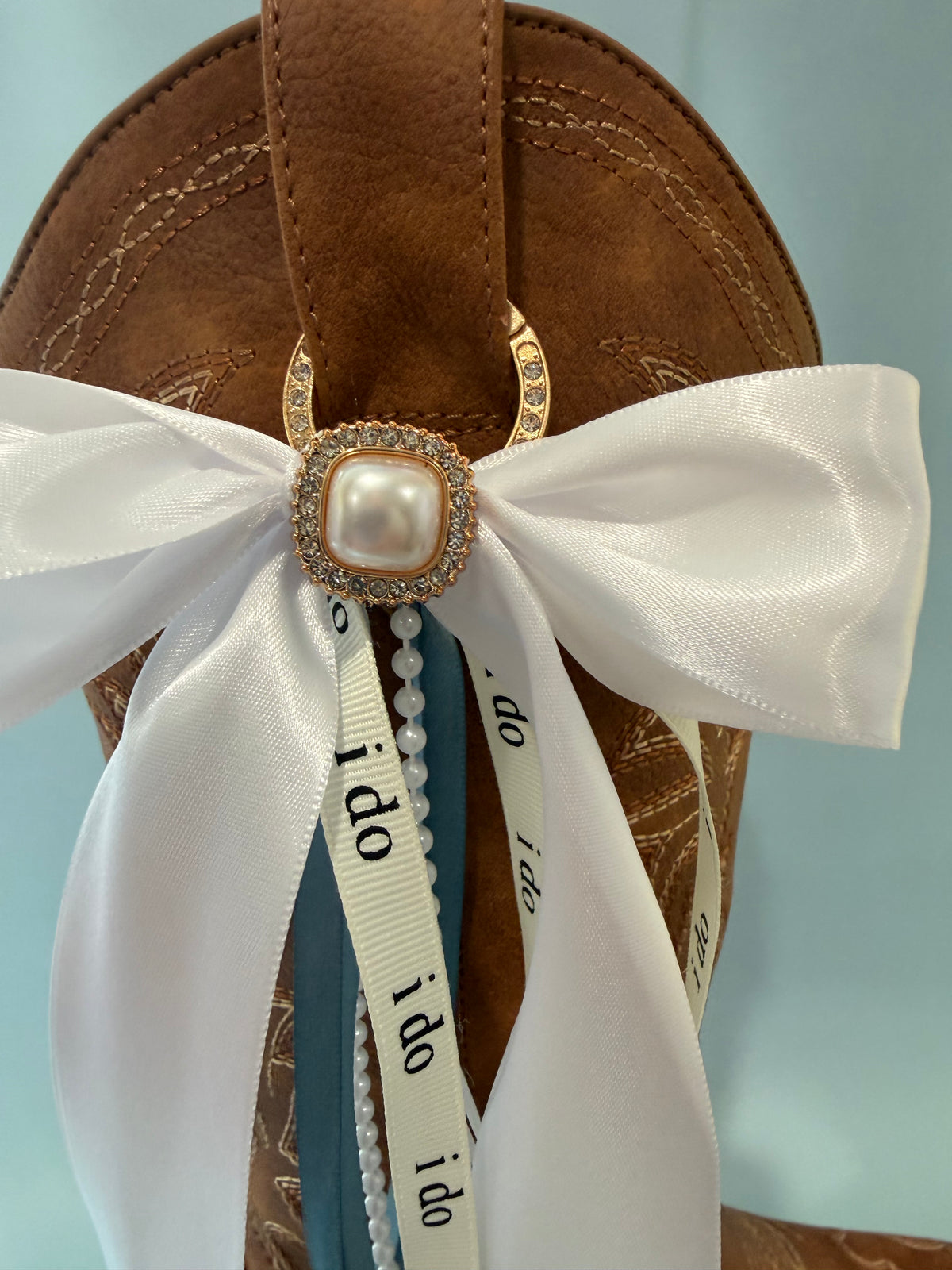 Boot Bows, Country Wedding Boot Ribbons, Western Wear Accessory
