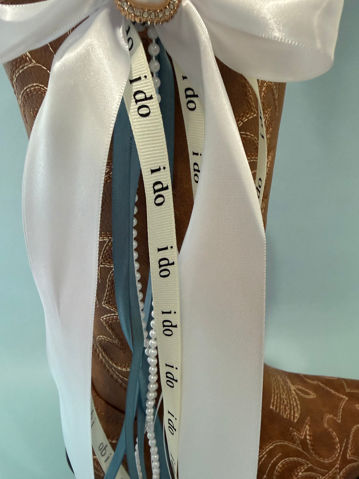 Boot Bows, Country Wedding Boot Ribbons, Western Wear Accessory