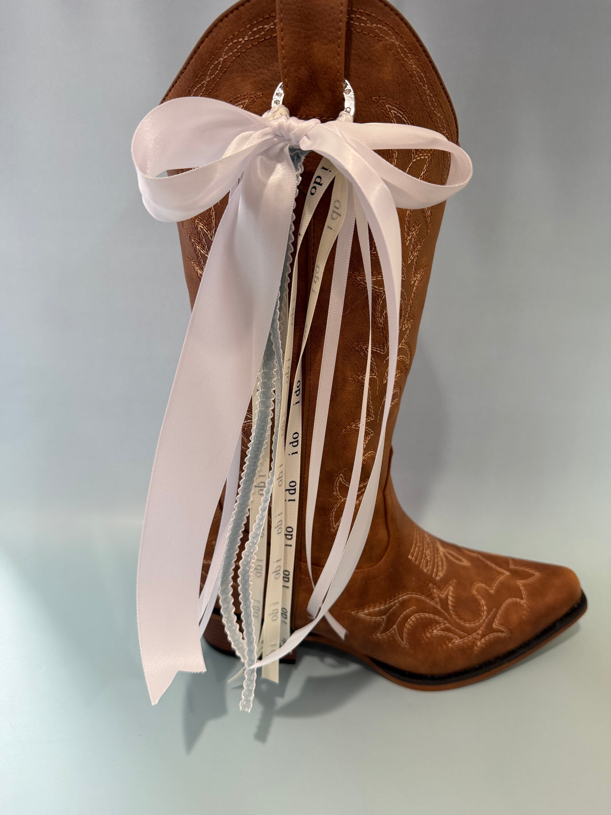 Boot Bows, Country Wedding Boot Ribbons, Western Wear Accessory