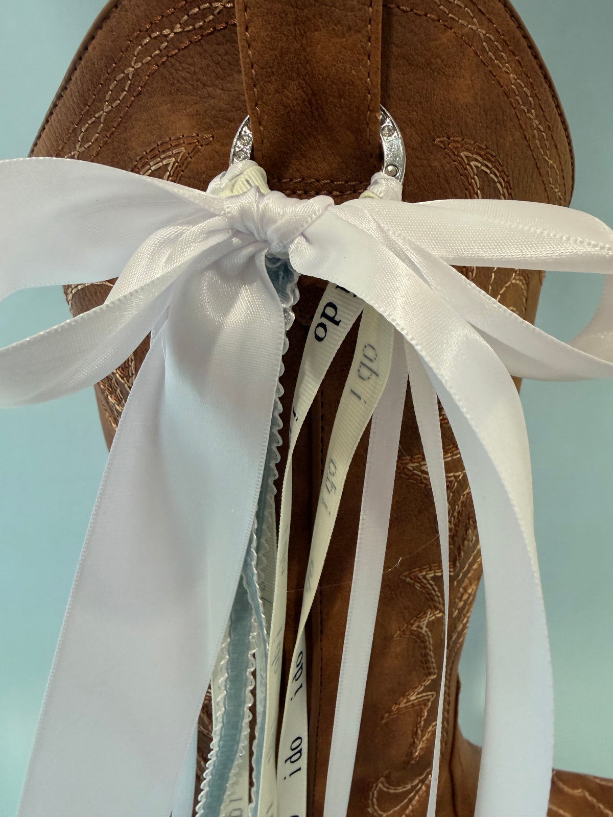 Boot Bows, Country Wedding Boot Ribbons, Western Wear Accessory
