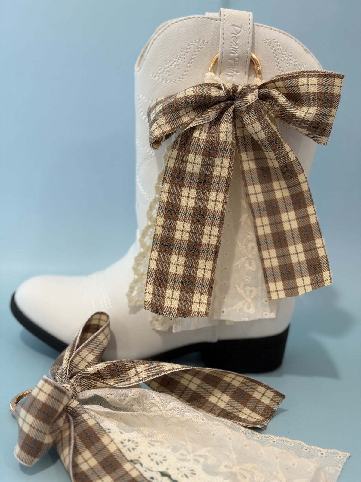 Youth Sized Boot Bows, Flower Girl, Rodeo Festival Concert Wear, Western Boot Accessory