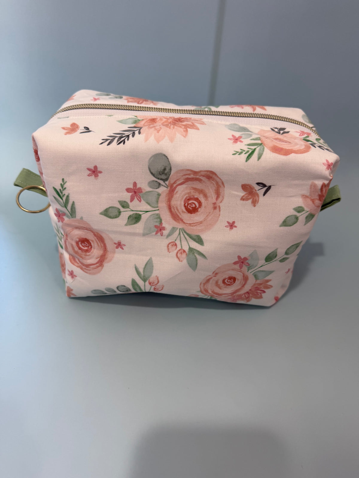 Pastel Floral Cosmetic Bag