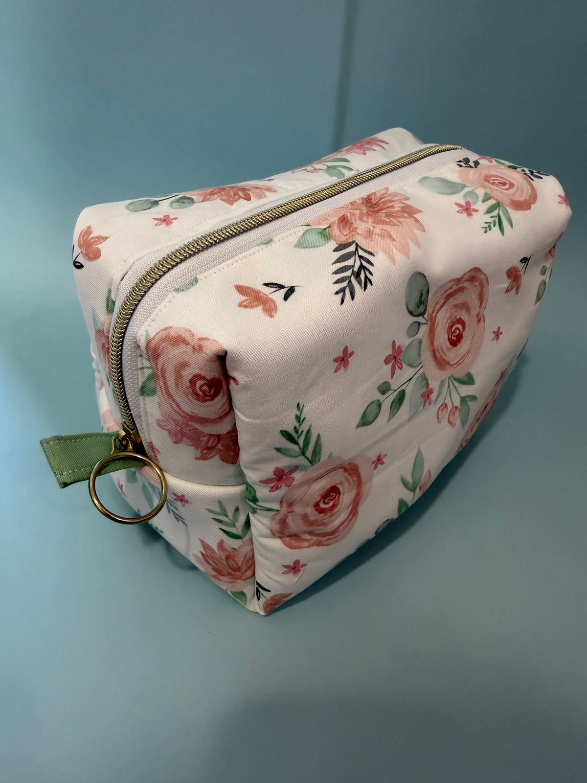 Pastel Floral Cosmetic Bag