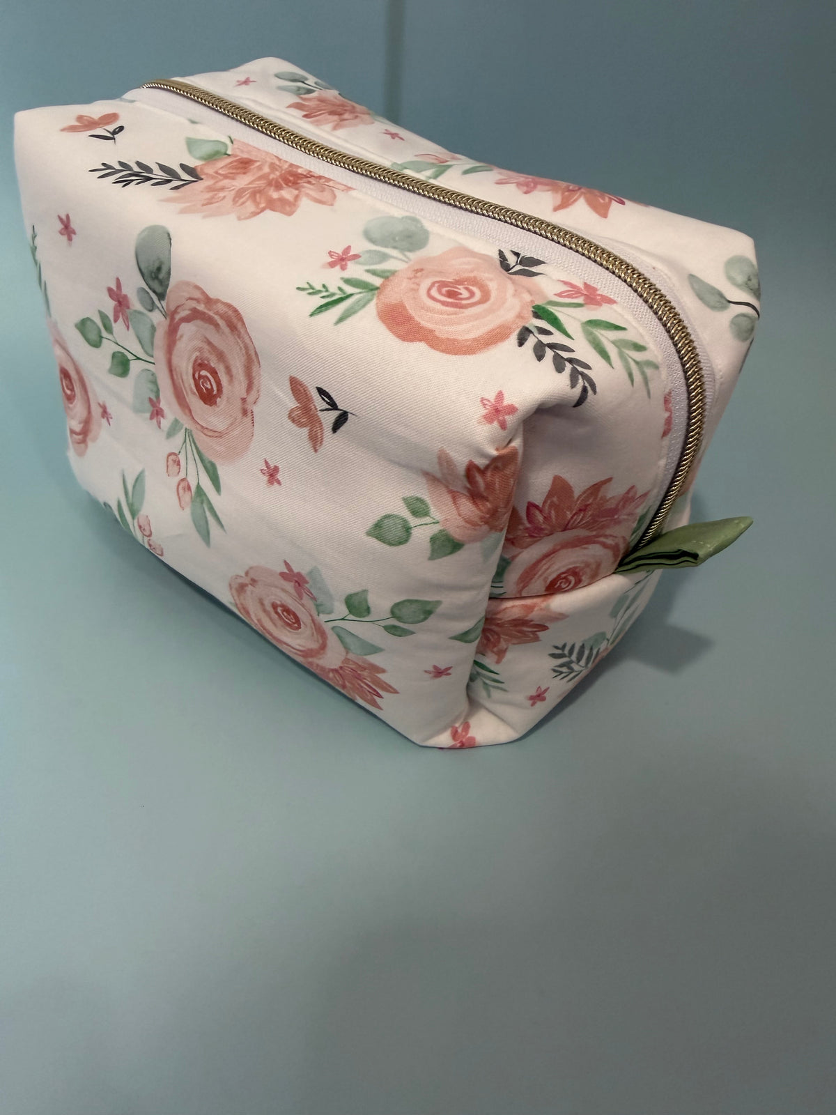 Pastel Floral Cosmetic Bag