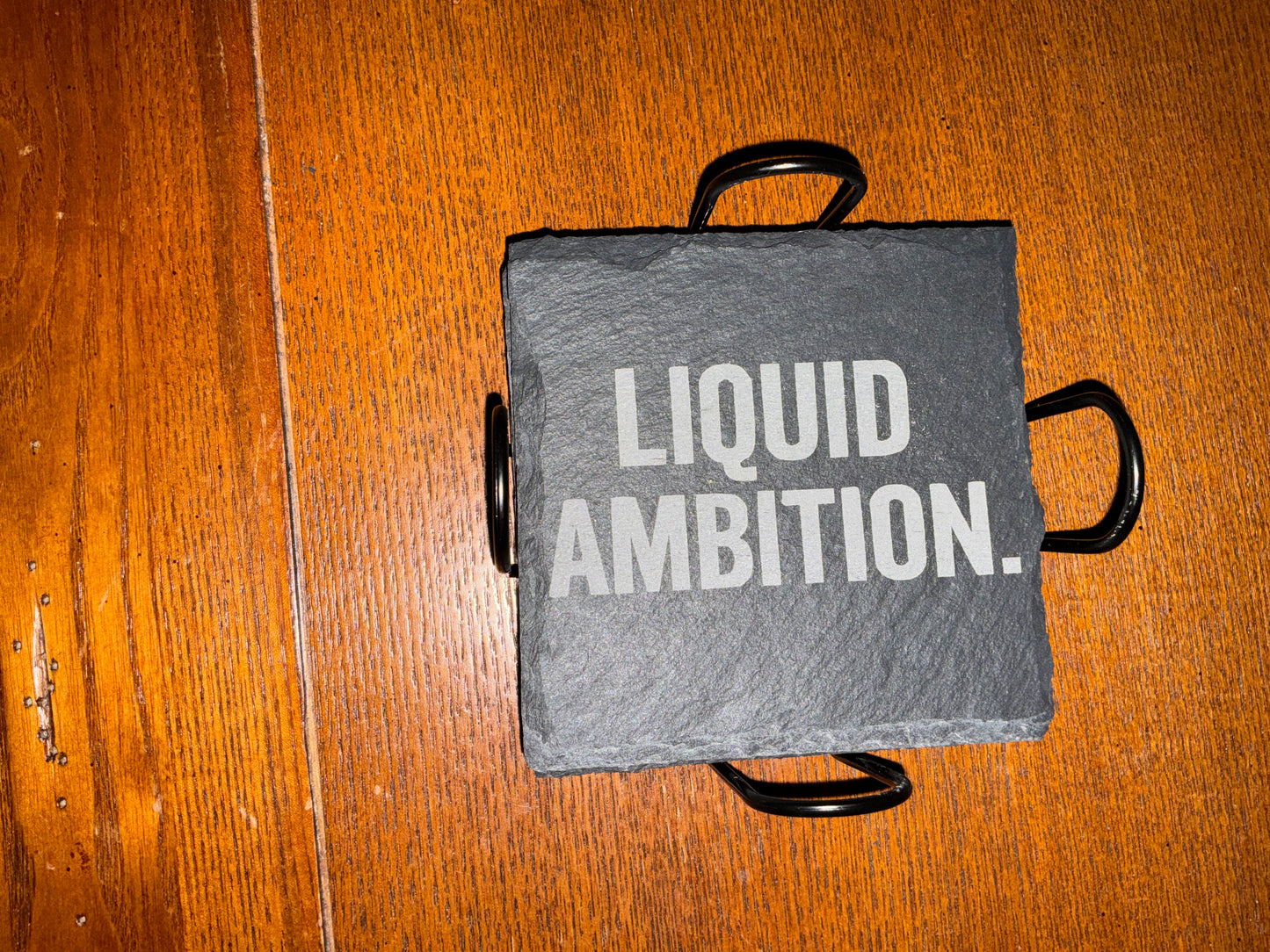 Slate Coasters, Square, Liquid Ambition