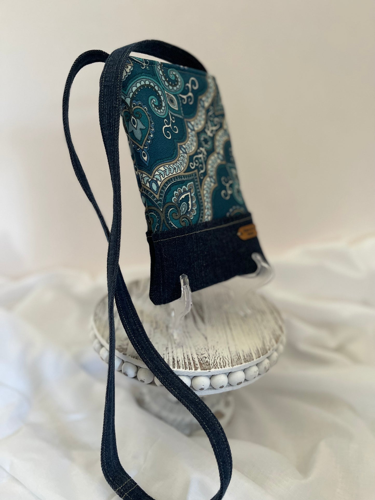 Upcycled Denim Crossbody Pouch