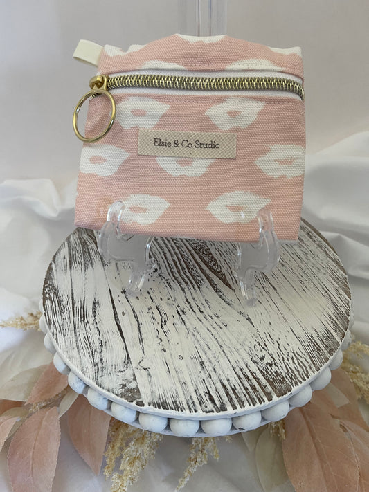 Pink & Cream Lips Wrist Wallet