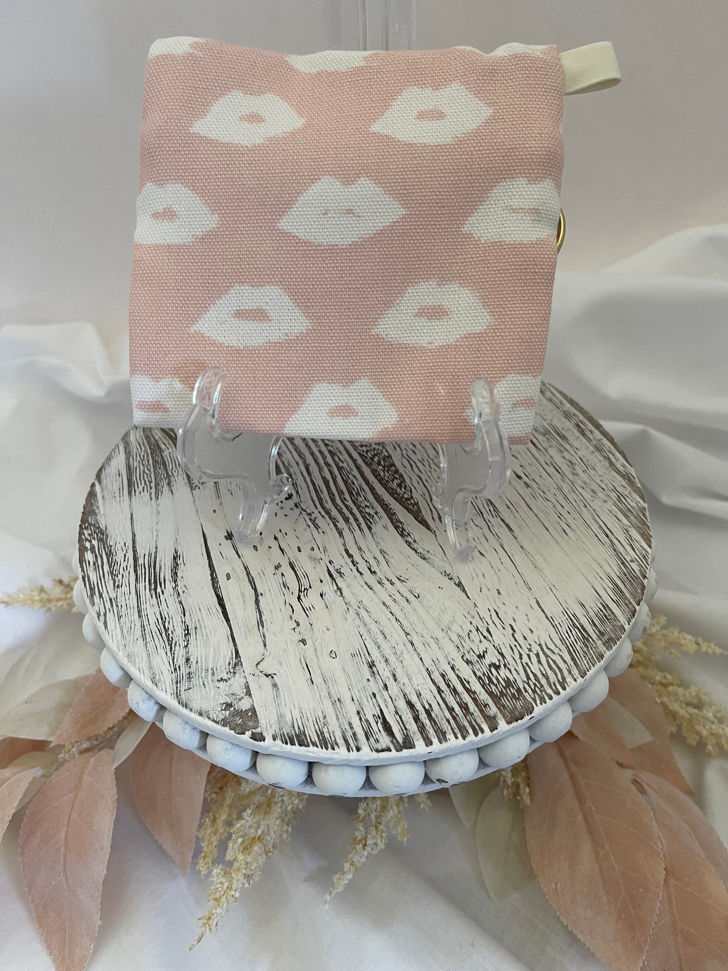 Pink & Cream Lips Wrist Wallet