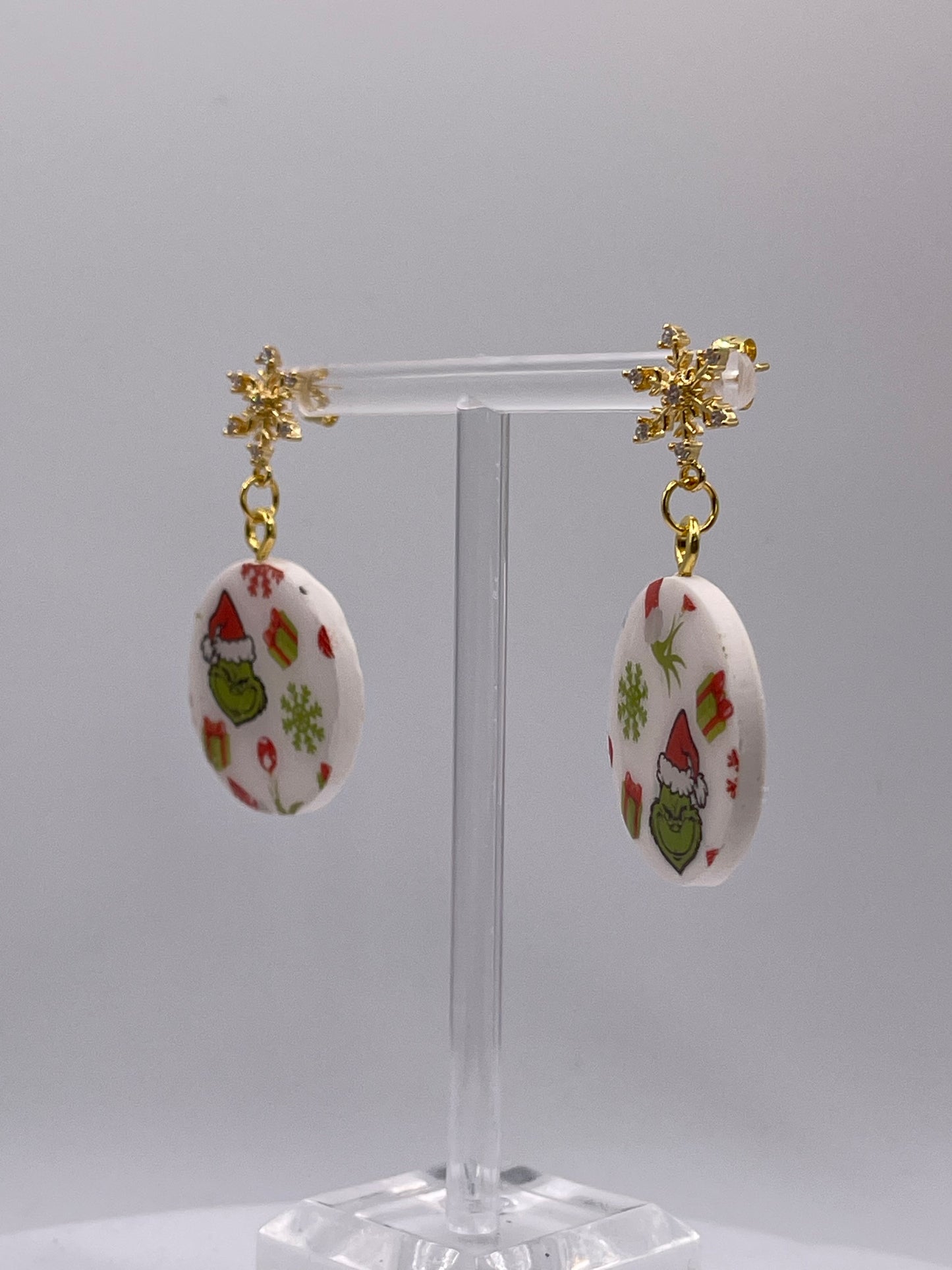 Grinch Dangle Earrings