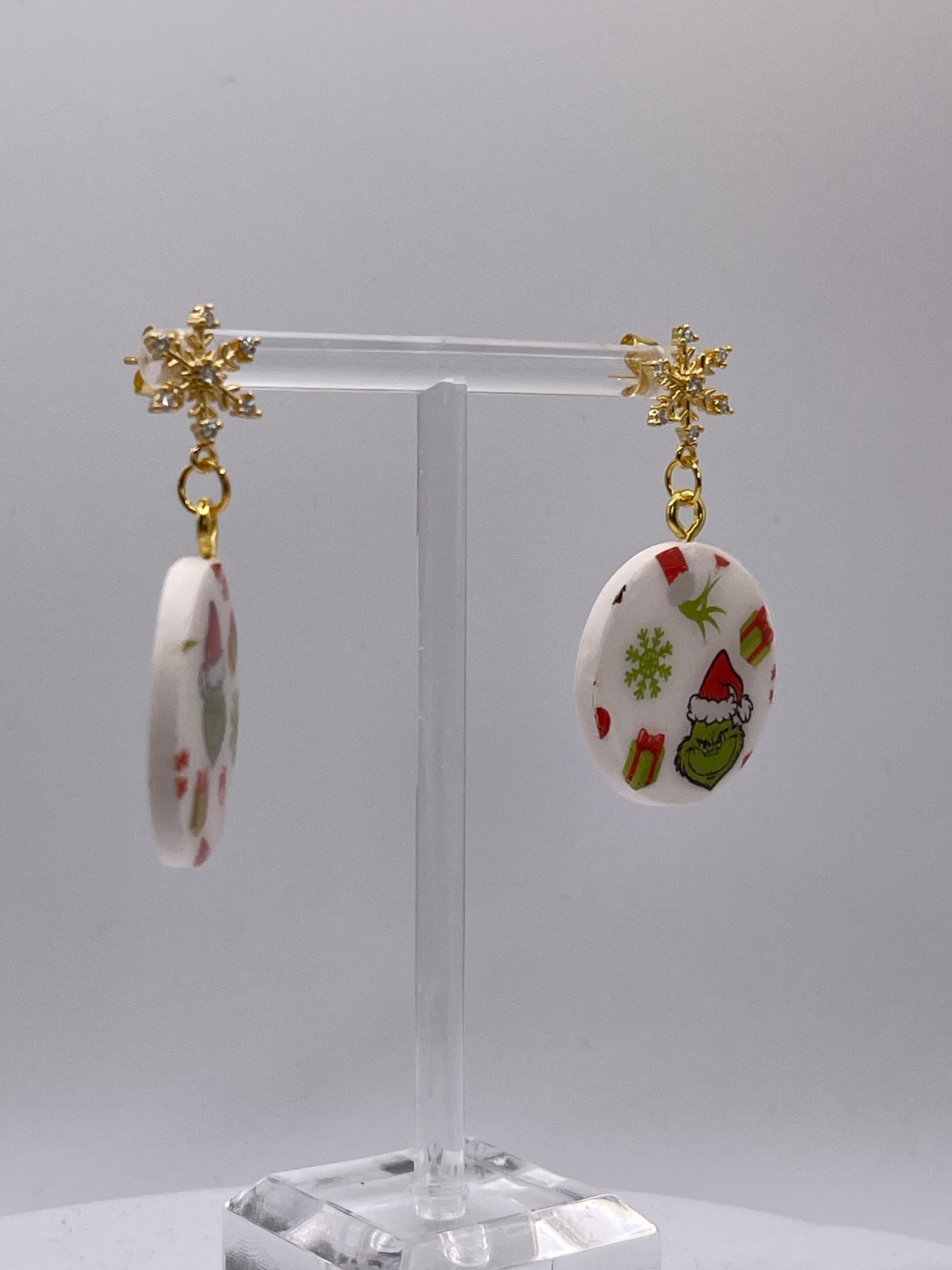 Grinch Dangle Earrings