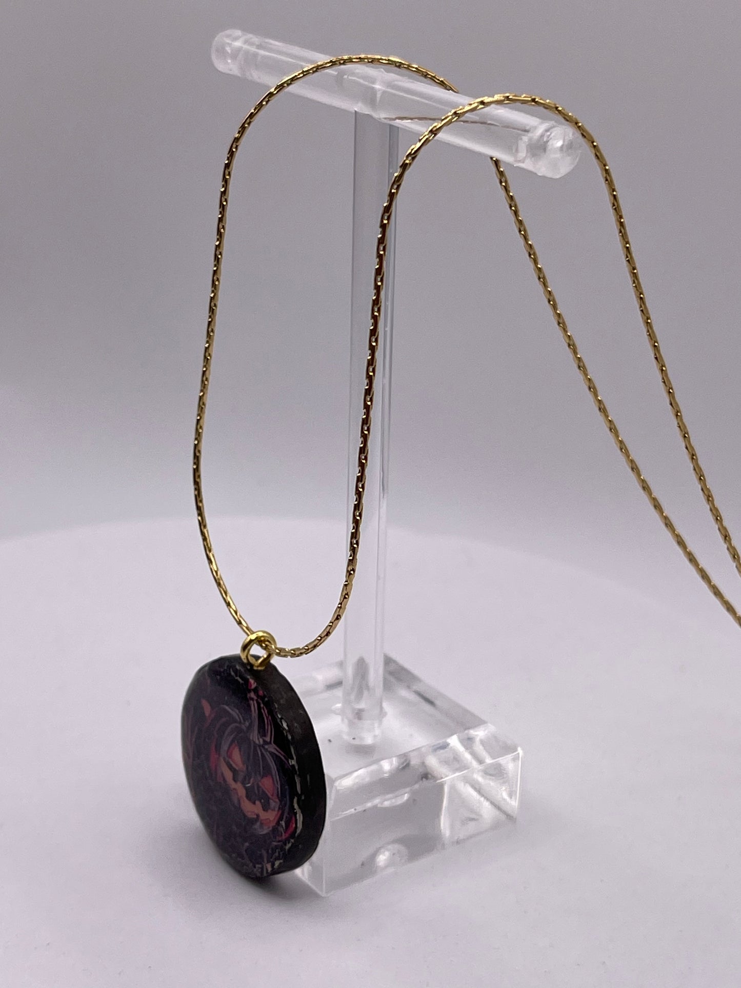 Jack O’ Lantern Pendant Necklace