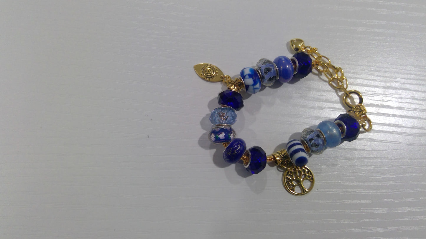 Beaded Charm Bracelet