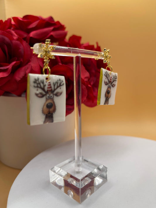 Whimsical Reindeer Earrings