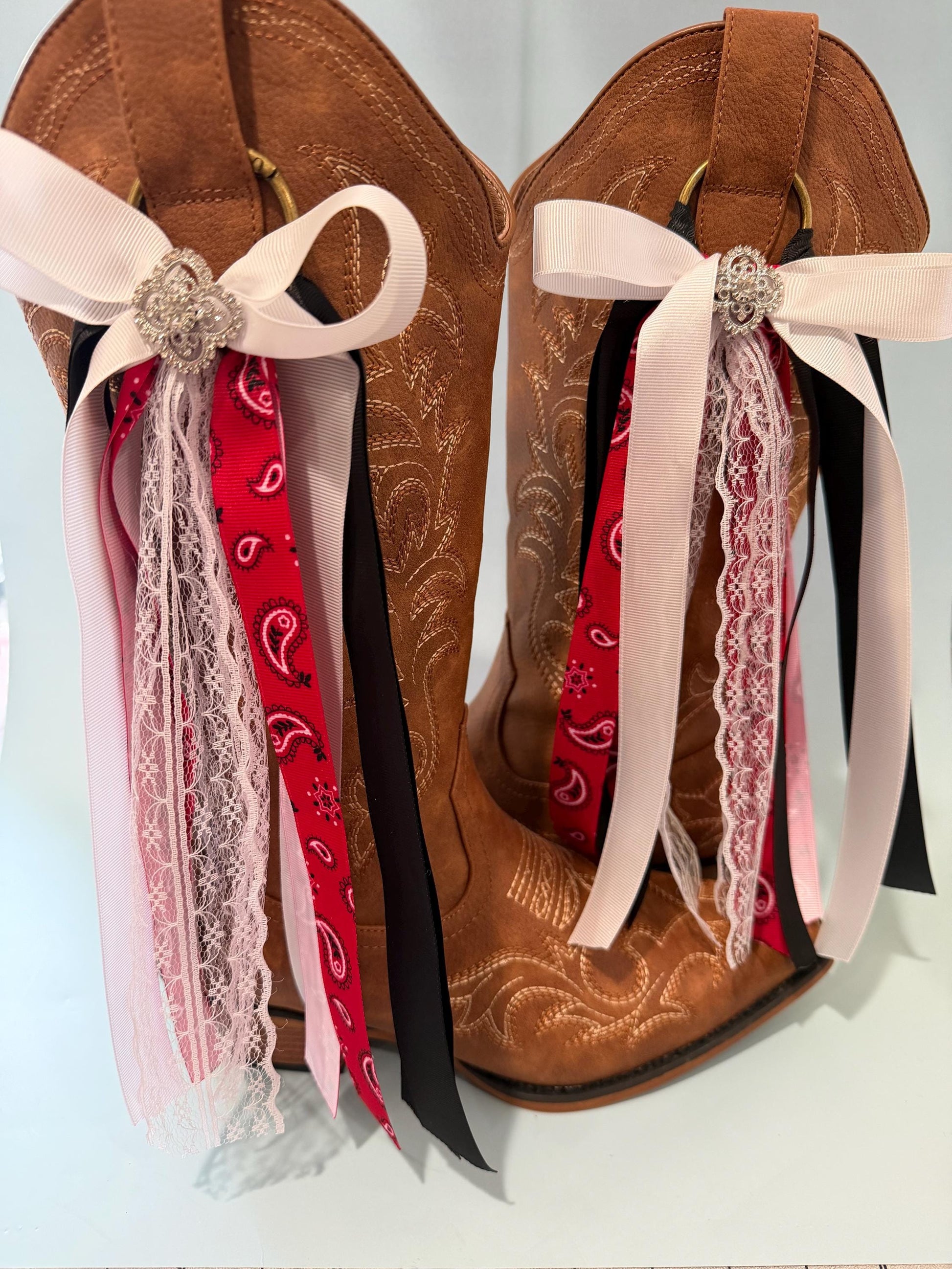 Boot Bows, Festival Concert Wear, Western Boot Accessory