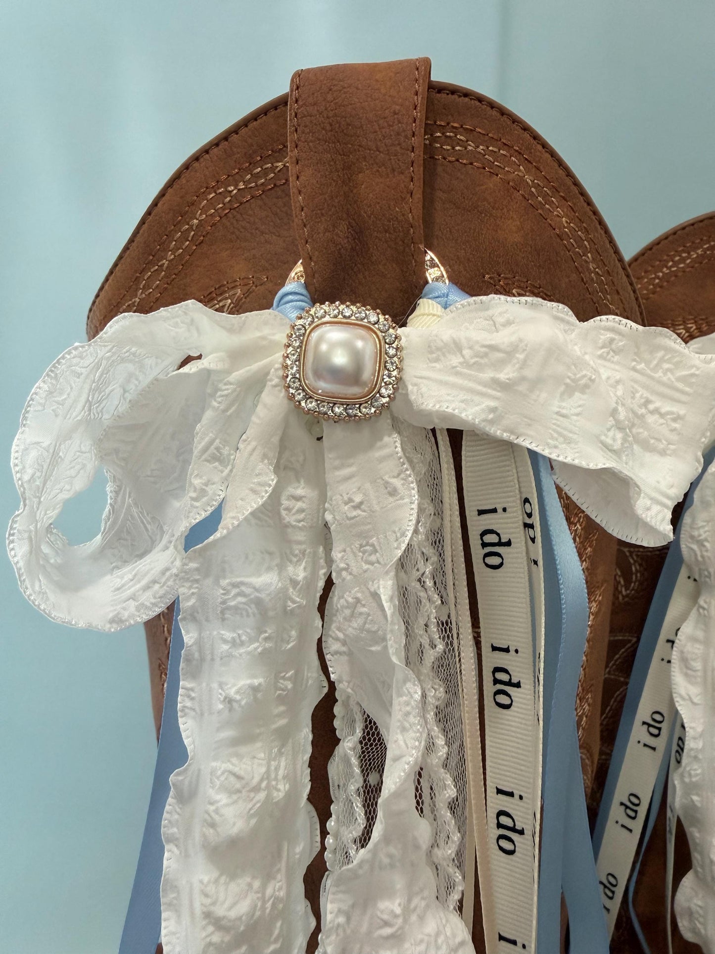 Boot Bows, Country Wedding Boot Ribbons, Western Wear Accessory