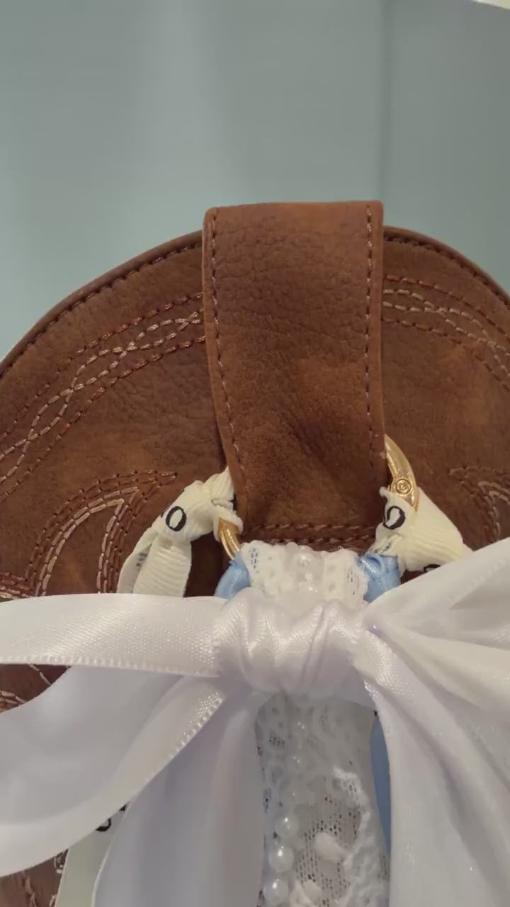 Boot Bows, Country Wedding Boot Ribbons, Western Wear Accessory