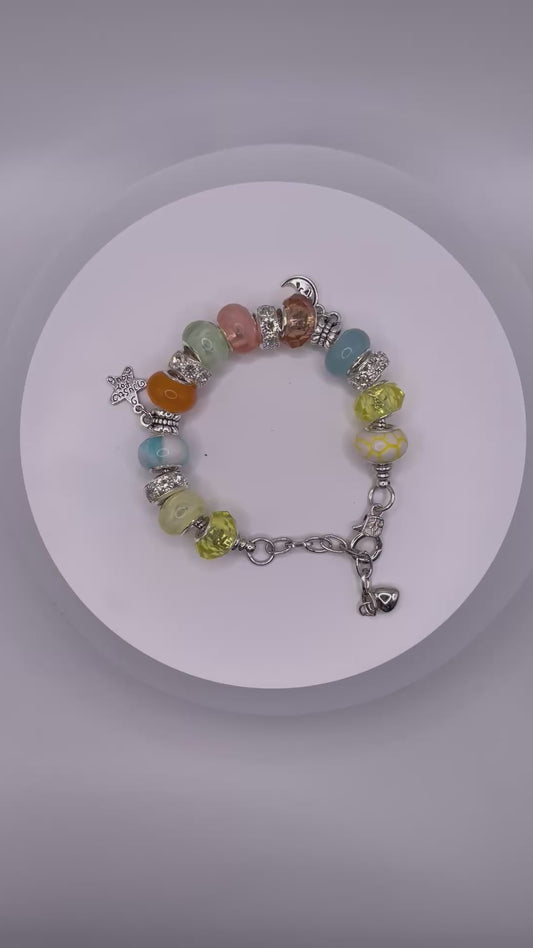 Beaded Charm Bracelet